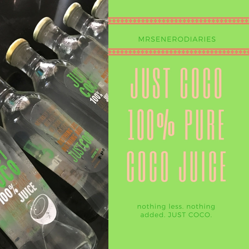 MrsEnero Approved : Just COCO Bottled Coconut Juice