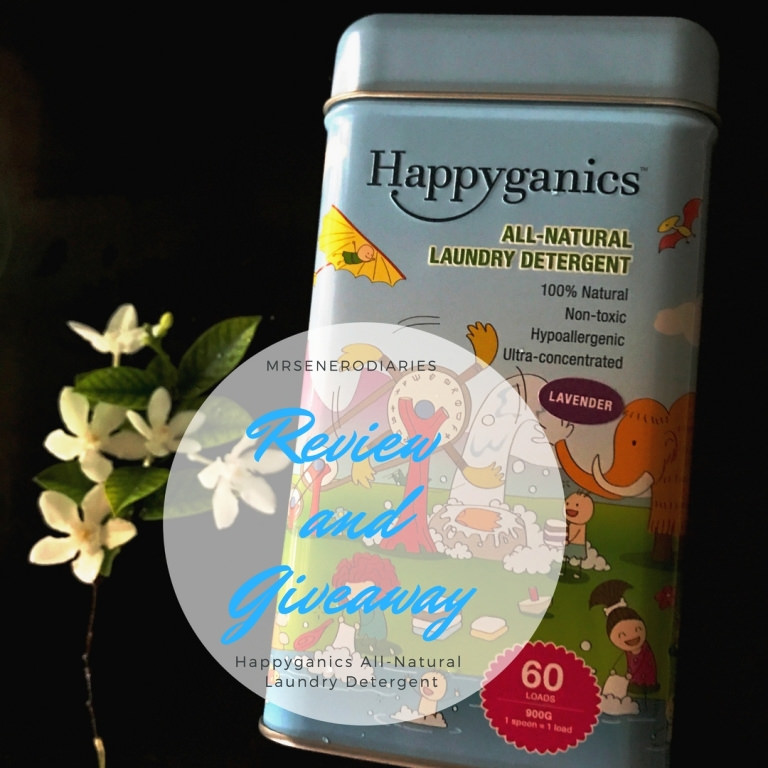 MrsEnero Approved : Happyganics All-Natural Laundry Detergent Review + Giveaway