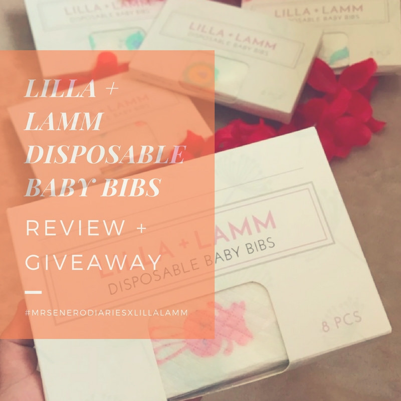 MrsEnero Approved : LILLA + LAMM Disposable Baby Bibs Review & Giveaway