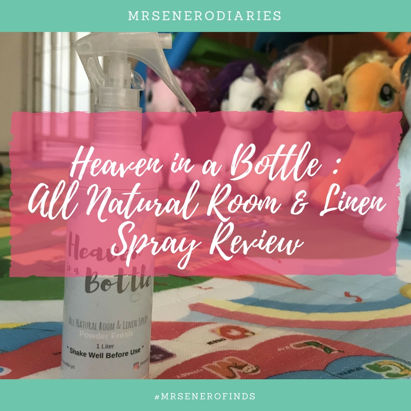 MrsEnero Finds : Heaven in a Bottle All Natural Room & Linen Spray Review