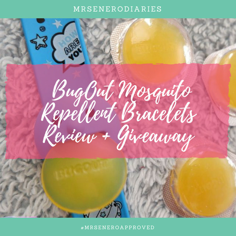 MrsEnero Approved : BugOut Mosquito Repellent Bracelets Review + Giveaway