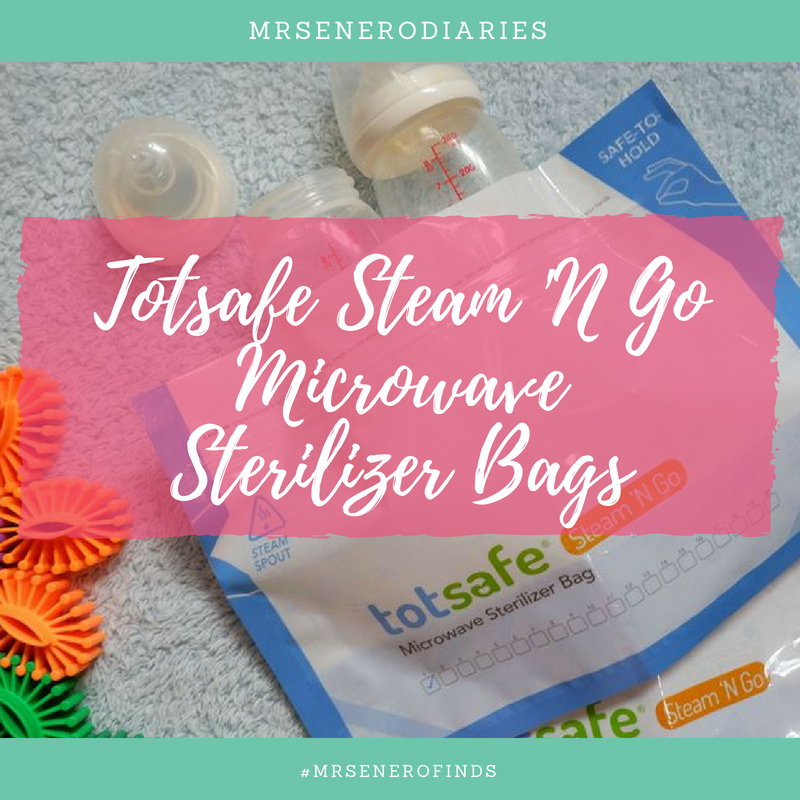 MrsEnero Finds : Totsafe Steam ‘N Go Microwave Sterilizer Bags