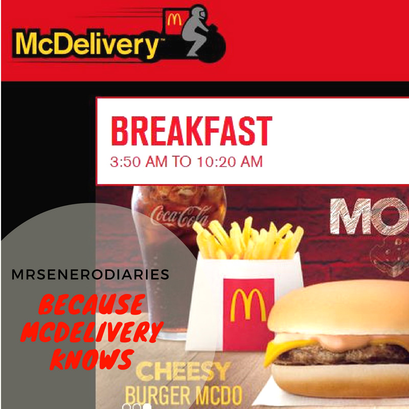 Because McDelivery Knows