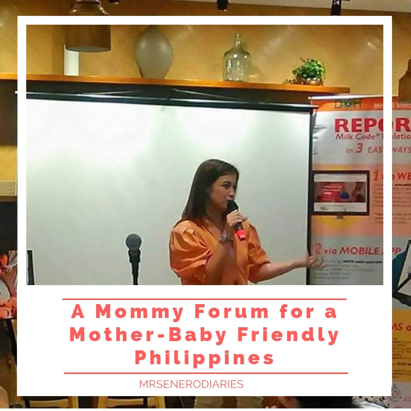 A Mommy Forum for a Mother-Baby Friendly Philippines