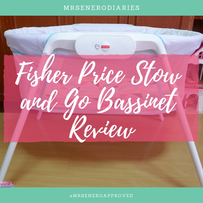 MrsEnero Approved :  Fisher Price Stow ‘n Go Bassinet