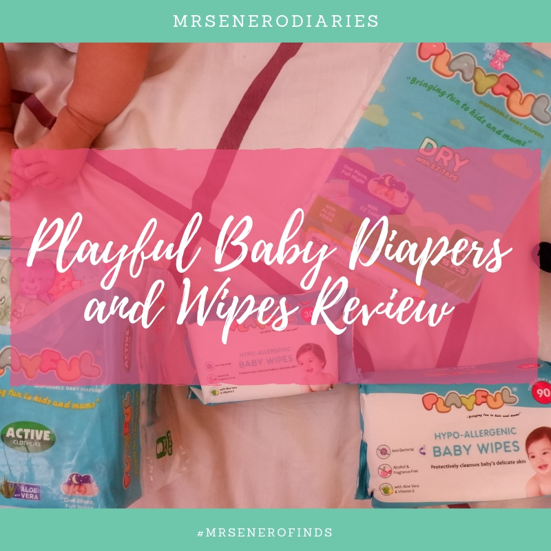 MrsEnero Finds : Playful Baby Diapers and Wipes Review
