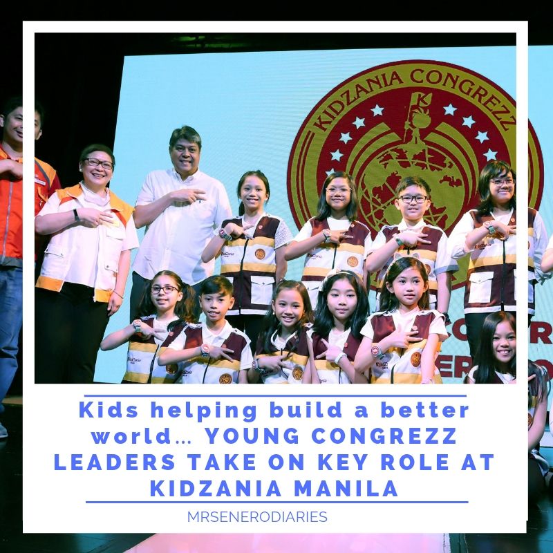 Kids helping build a better world… YOUNG CONGREZZ LEADERS TAKE ON KEY ROLE AT KIDZANIA MANILA