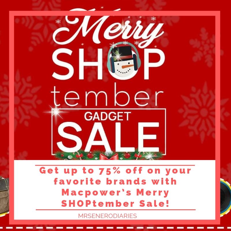 Get up to 75% off on your favorite brands with Macpower’s Merry SHOPtember Sale!