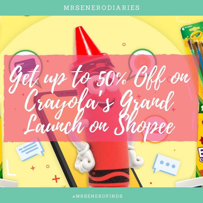 Get up to 50% Off on Crayola’s Grand Launch on Shopee
