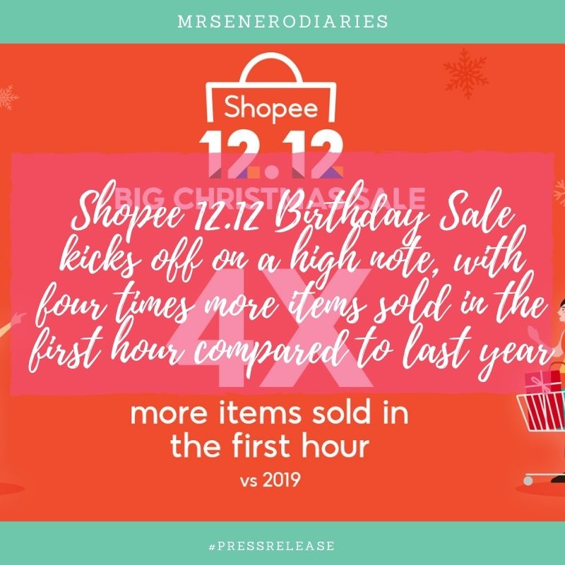 Shopee 12.12 Birthday Sale kicks off on a high note