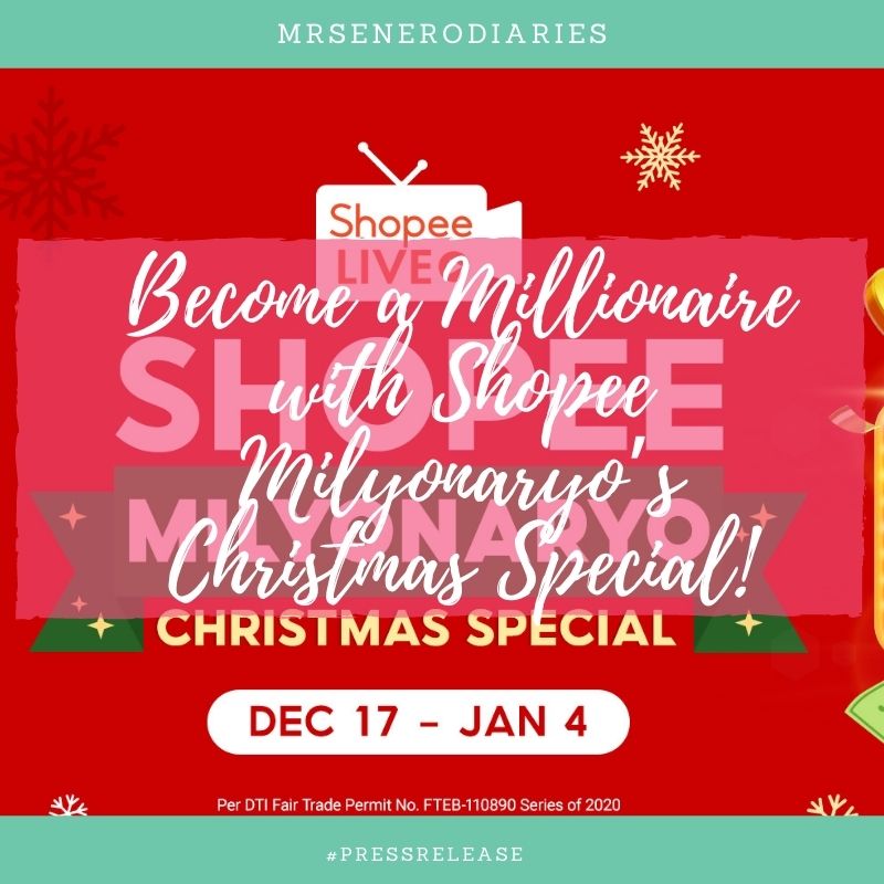Become a Millionaire with Shopee Milyonaryo’s Christmas Special!