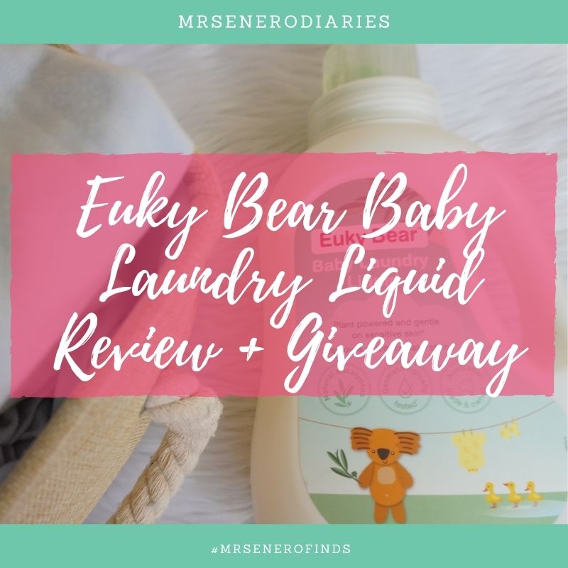 Euky Bear Baby Laundry Liquid Review + Giveaway