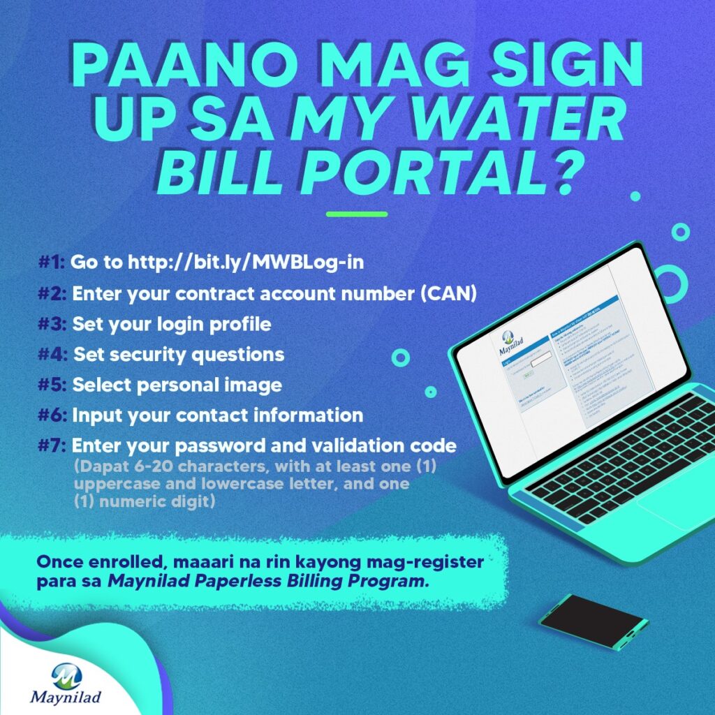 Go Paperless with your Maynilad Bill MrsEneroDiaries Blog