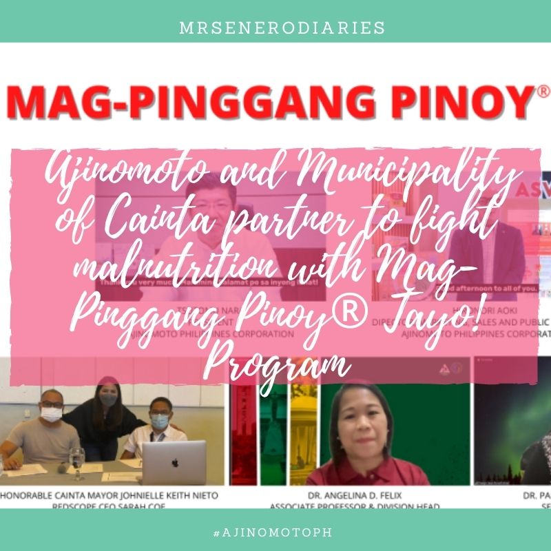 Ajinomoto and Municipality of Cainta partner to fight malnutrition with Mag-Pinggang Pinoy® Tayo! Program