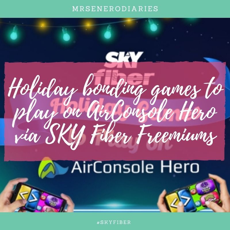 Holiday bonding games to play on AirConsole Hero via SKY Fiber Freemiums