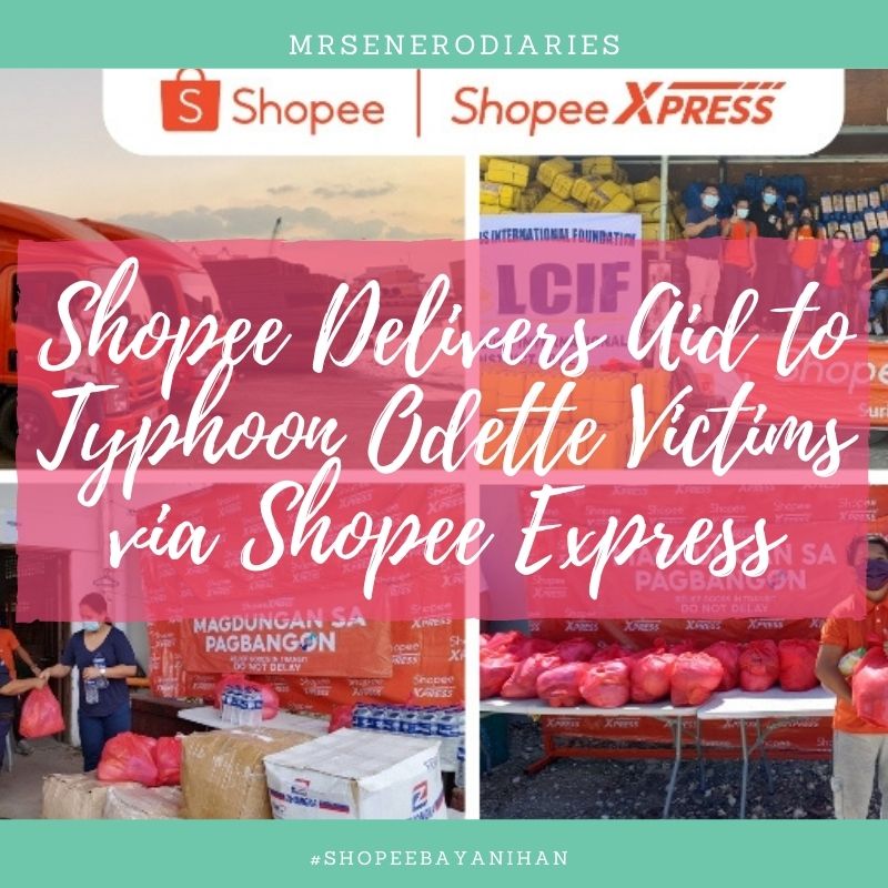 Shopee Delivers Aid to Typhoon Odette Victims via Shopee Express