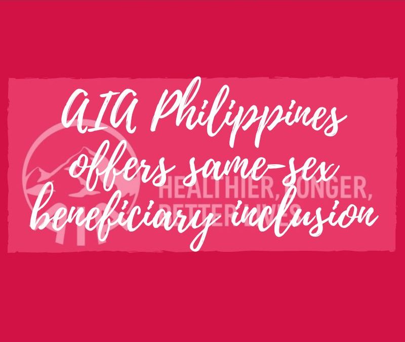AIA Philippines offers same-sex beneficiary inclusioN