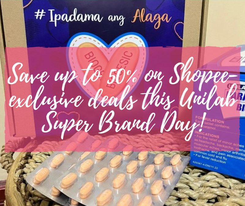 Save up to 50% on Shopee-exclusive deals this Unilab Super Brand Day!