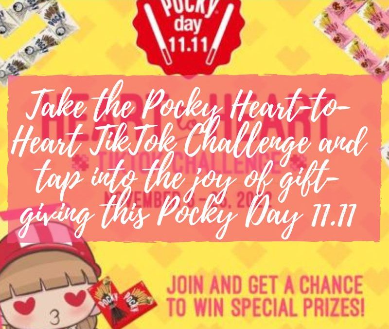 Take the Pocky Heart-to-Heart TikTok Challenge and tap into the joy of gift-giving this Pocky Day 11.11