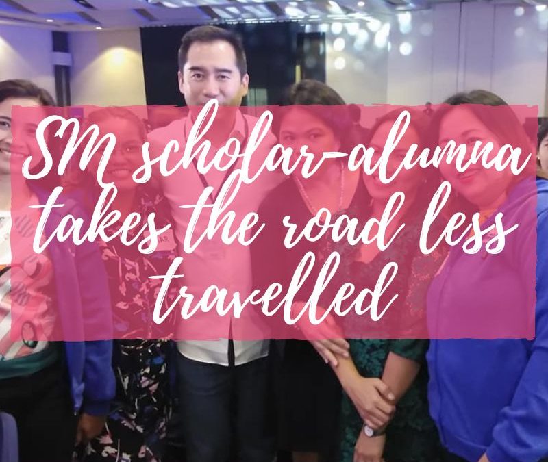 SM scholar-alumna takes the road less travelled