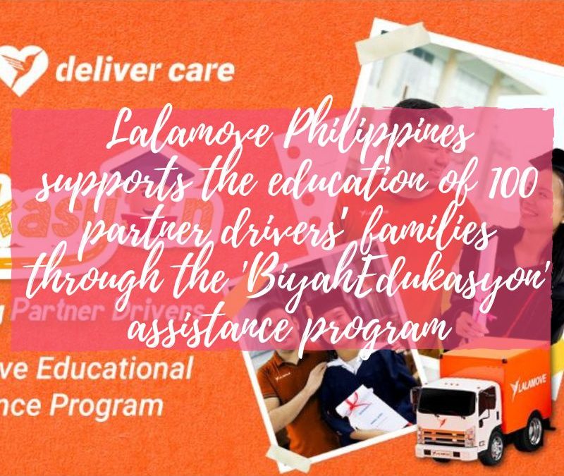 Lalamove Philippines supports the education of 100 partner drivers’ families through the ‘BiyahEdukasyon’ assistance program