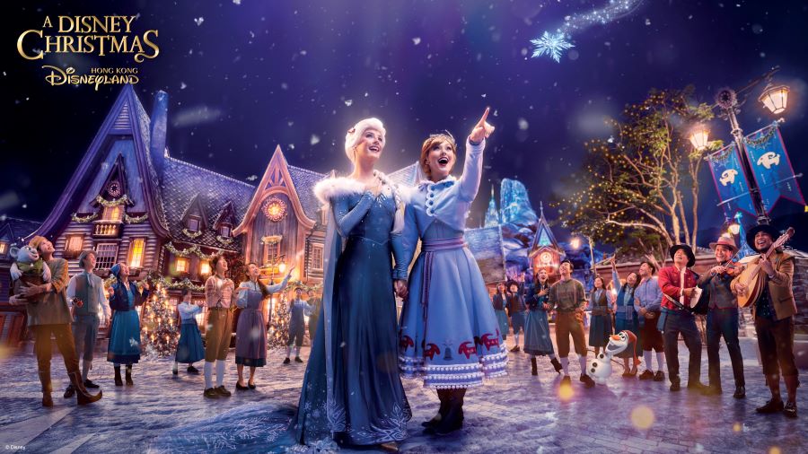 “A Disney Christmas” at Hong Kong Disneyland Resort Brings First-ever Snowy Christmas to World of Frozen