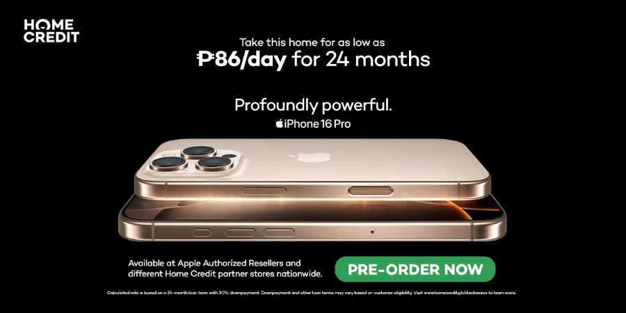 Bring home the latest iPhone 16 series with Home Credit 