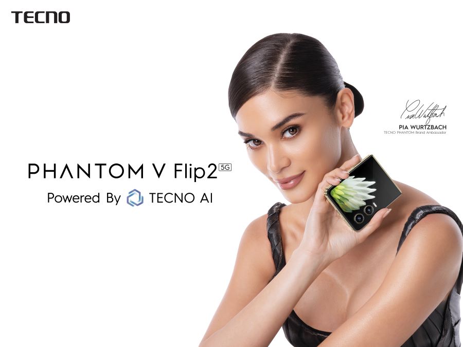 Pia Wurtzbach is the new Tecno brand ambassador for PHANTOM V Flip 2 5G