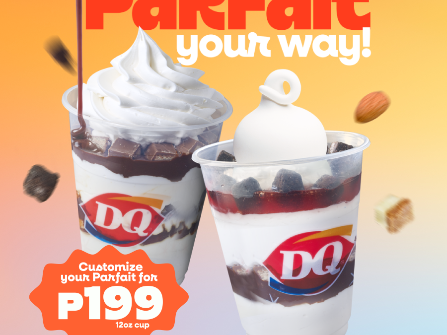 Now you can Parfait Your Way with customizable Parfaits from DQ!