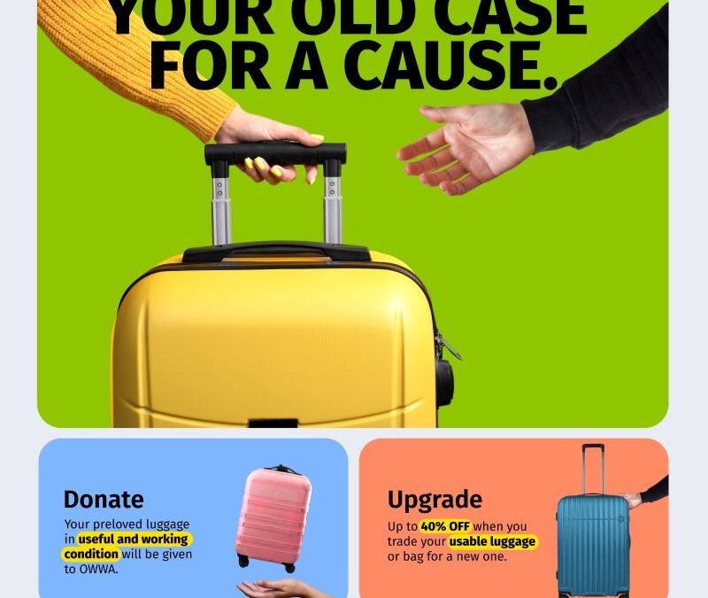 The Travel Club’s Donate Your Old Case for a Cause is back This March