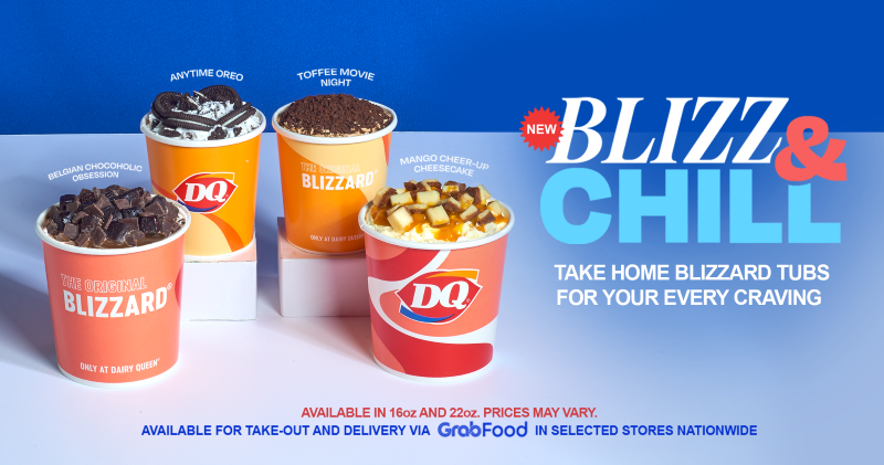 Now you can build your Blizzard stash at home with DQ’s Blizz & Chill tubs