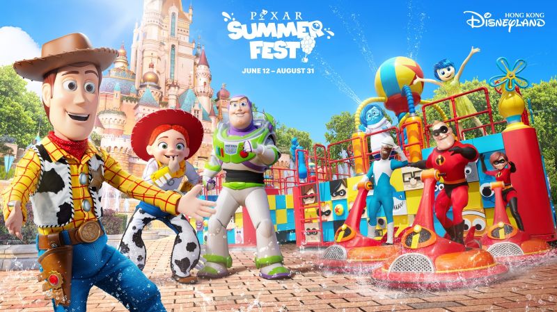 Play Day to Night at the Most Spectacular Pixar Summer Fest at Hong Kong Disneyland Resort